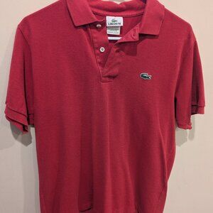 Lacoste cherry red polo